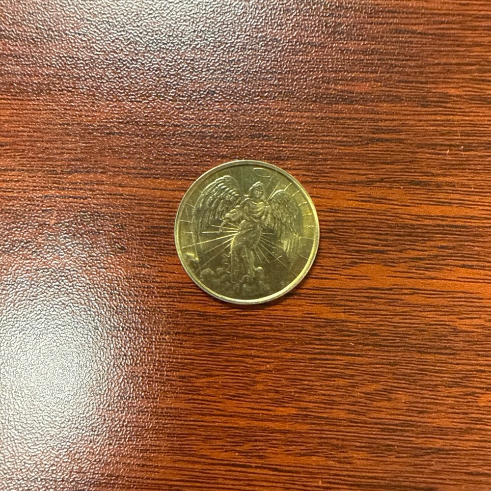 Angel Design Gold Coin